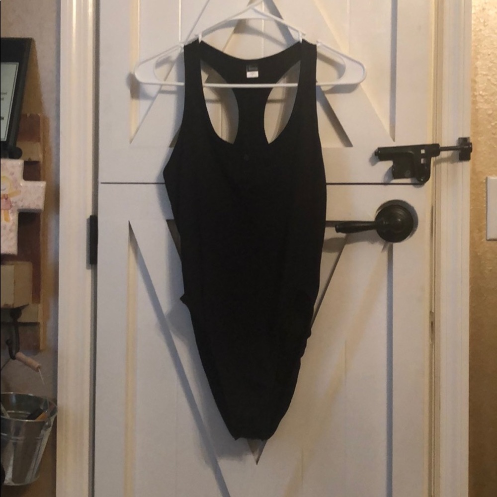 Tank bodysuit with buttons in front :)